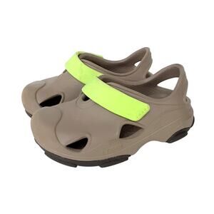 Crocs Clogs All Terrain Kids Fisherman Sandals Taupe Boys 7 Water Shoes Summer